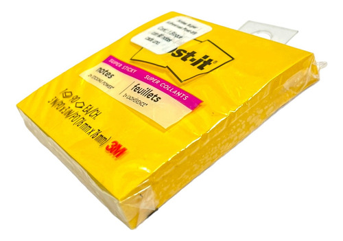 Notas Adhesivas Post It Note Amarillo Block 90 Hojas 76x76mm