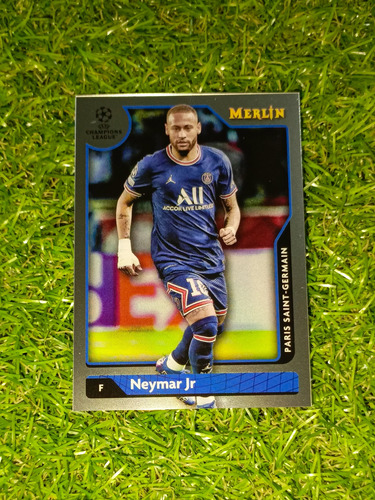 Cv Neymar Jr 2022 Topps Chrome Merlín Uefa París St. Germain