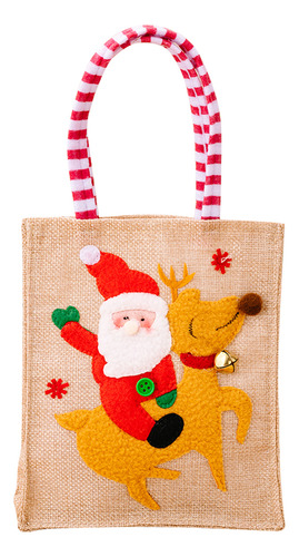 Bolsa De Navidad Con Asas Bolsa De Navidad Reutilizable De T