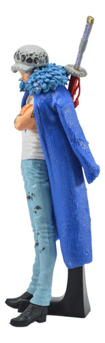 Figura Muñeco Gashapone One Piece Trafalgar Law Azul