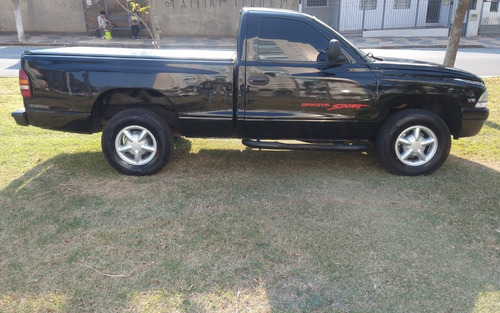 Imagem 11 de 15 de Dakota 1999 Sport 3.9 V6 Kit Gas 25mt Ar Abs Rodas Raridade