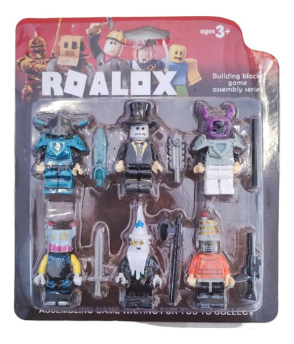 Minifiguras -set X 6 Figuras Roblox Con Accesorios