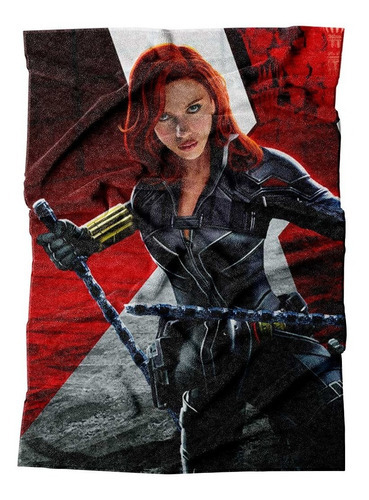 Toalla Premium Para Baño Marvel Modelo A Elegir- Providencia Color Rojo Black Widow