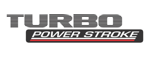 Emblema Adesivo Turbo Powerstroke Ford Ranger Tbpwr