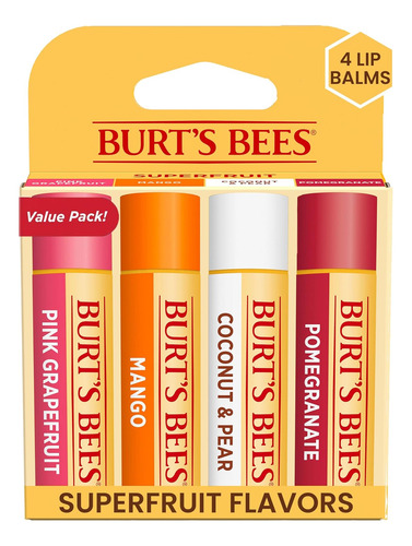Burt's Bees - Bálsamo Labial, Protector Labial Hidratante Pa