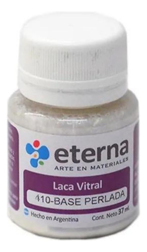 Laca Vitral Eterna Pouring 410 Base Perlada x 37 ml