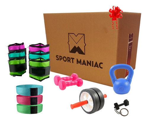 Set Kit Empresarial Sport Maniac - Caja Fitness 6