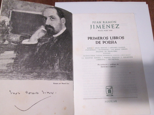 Juan Ramón Jiménez Aguilar Primeros Libros De Poesía