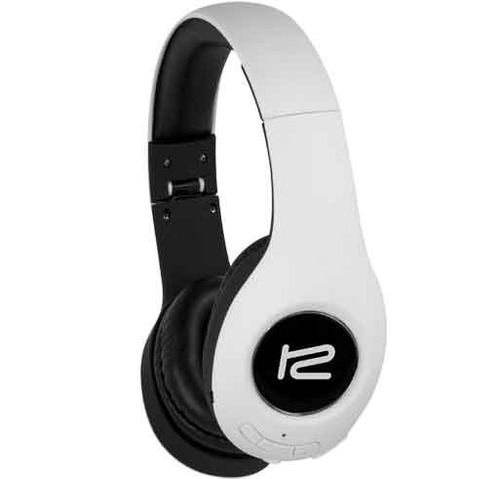 Auriculares Con Ranura Micro Sd Y Bluetooth Blan Worldmaster