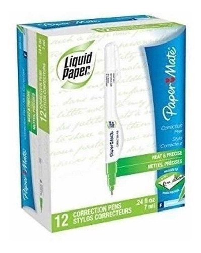 Lápiz Corrector Liquid Paper Mate Caja X12