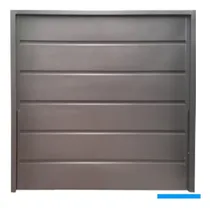 Comprar Portón Levadizo Manual 2.55x2.30 Chapa 18 Exterior Frente