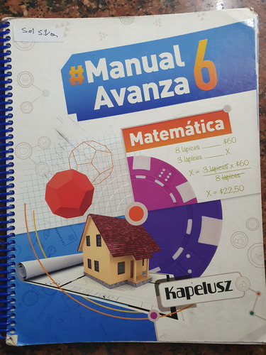 Manual Avanza 6 Matemática 