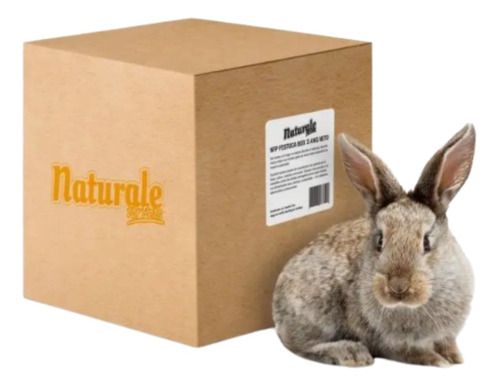 Heno Naturale Festuca Box 2.4kg Comida Conejo Cuy