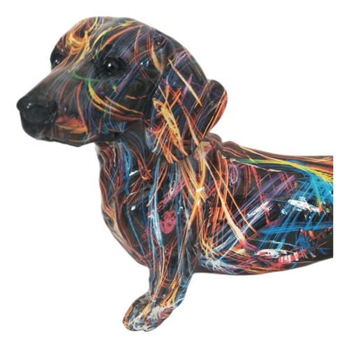 Escultura De Perro, Adorno De Perro Salchicha, Artesanía De