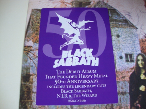 LP Black Sabbath - Black Sabbath 180 g Europeu UK Lacrado
