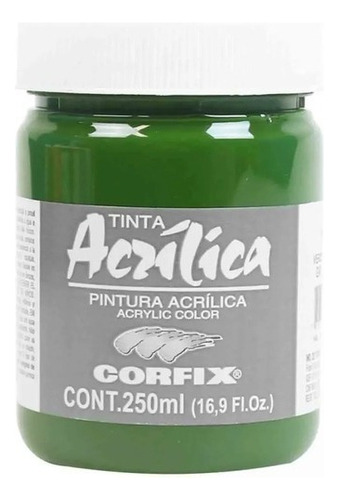 Tinta Acrílica Corfix 250ml Verde Oliva 111 G1