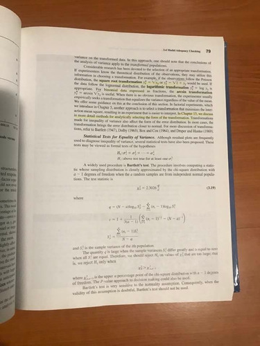 Diseño Y Analisis De Experimentos Douglas Montgomery Ingles (Usado)