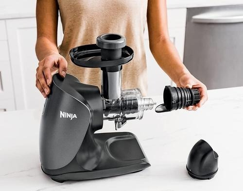 Exprimidor De Jugo Ninja Cold Press Pro Compacto Y Potente Color Negro