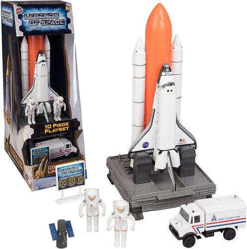 Conjunto De 10 Piezas De Transbordador Espacial Y Cohete