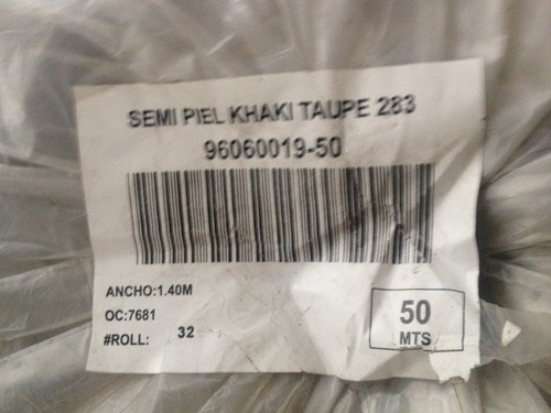 Semicuero Semipiel Para Tapicería Beige-khaki
