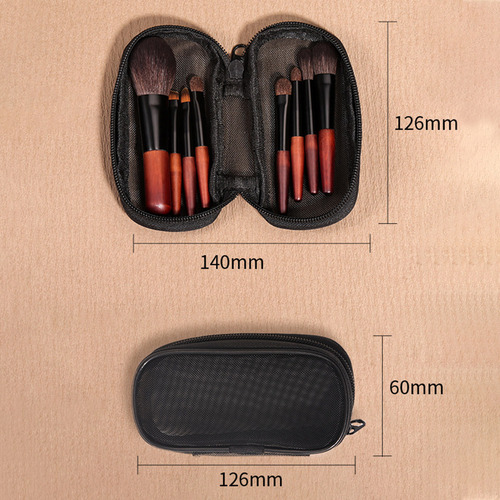 Set De Cepillos Cosméticos, Cepillos Portátiles Para Ojos En