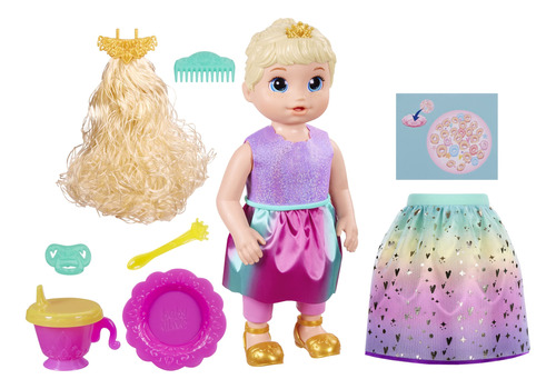 Baby Alive - Muñeca De Princesa Grande Ellie De 18 Pulgada.