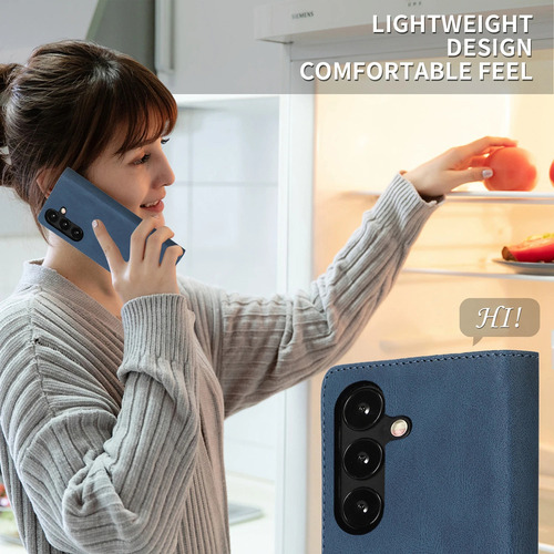 Funda Piel Con Tapa Para Samsung Galaxy, Diseño Tarjet