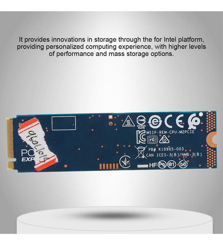 Memoria Portátil Para Optane Memony H10 Solid State Storage