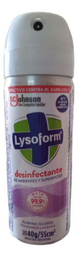 Lysoform Aero Desinfectante Para Llevar 55ml X6