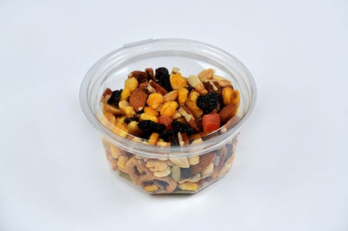 Molde Desechable Para Postres Con Tapa 350 Ml 50 Piezas Transparente
