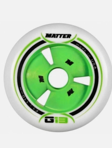Ruedas Roller 110mm Verde
