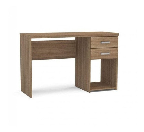 Mesa Para Escritório 2 Gavetas Ametista Espresso Móveis