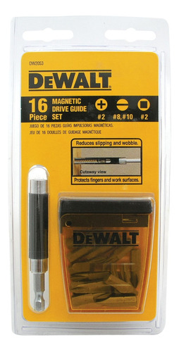 Set De Pzs Guia Magnetia + 10 Puntas Dewalt Dw2053