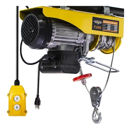 comprar Diferencial Eléctrico 800 Kg Alzada 20 M 110 V Polipasto Color Amarillo 110V