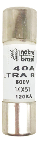 Fusível Cartucho 40a 500v 14x51 U. Rápido Interfuss (kit/5)