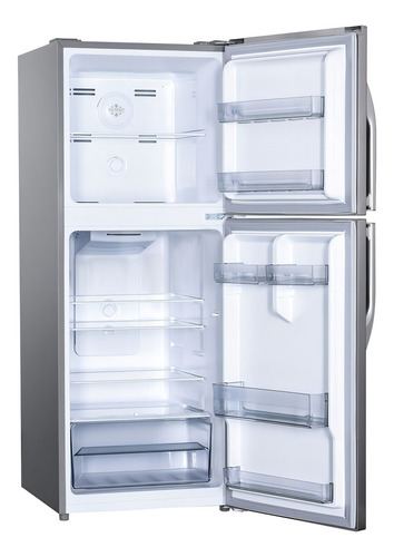 Geladeira Oster OS-BNF2700HB prata escura sem gelo com freezer 197L