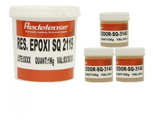 Kit Resina 2119 Epoxi P/ Encapsulamento C/ Endurecedor 3140