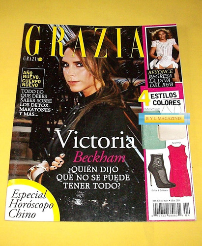 Victoria Beckham Revista Grazia Jamie Dornan Elvis Presley