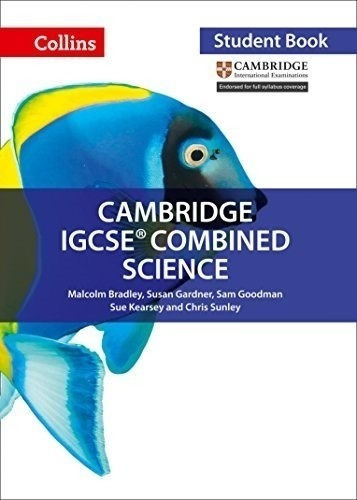 Cambridge Igcse Combined Science - Student's Book, De Bradley, Malcom. Editorial Harpercollins, Tapa Blanda En Inglés Internacional, 2017