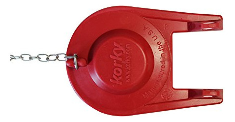 Korky 100bp 100 Flapper Wc, 2 Pack, Rojo