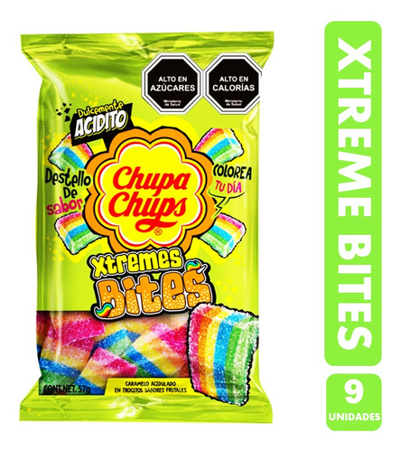 Gomitas Ácidas Chupa Chups Xtremes (pack De 9 Unidades)