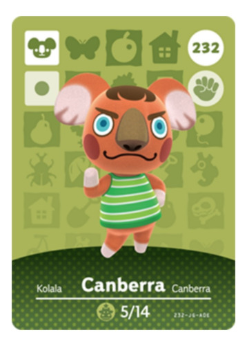 Amiibo Card Animal Crossing Canberra