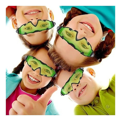 Agm-gafas De Vision Nocturna, 25 Pies Ajustables Con Luces