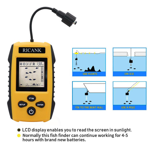 Buscador De Peces Portátil Fish Finder Modelo 2023