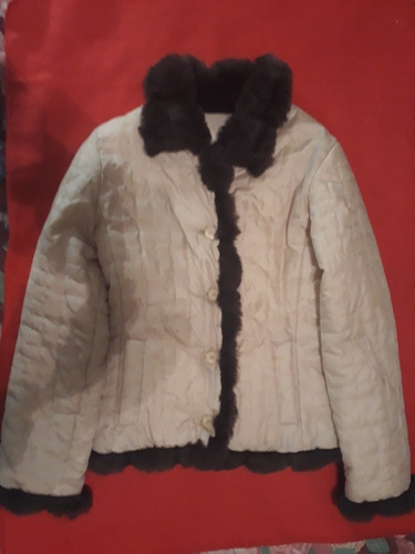 Campera Mujer Inflada Con Piel Sintética Ted Bodin Small