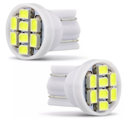 Par Led T10 Lanterna Meia Luz Posição Fiat Mobi Like