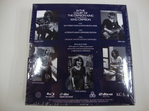 3cds+blu-ray - King Crimson In The Court.. Importado, Lacra
