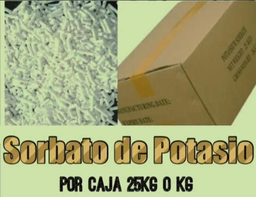 Sorbato De Potasio 330gr Importado  Reposteria