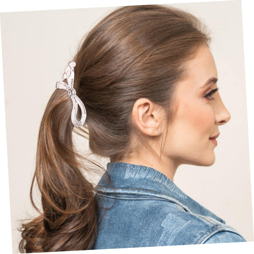 Para El Cabello Con De Caballo Para Mujer 4 Piezas Pinza