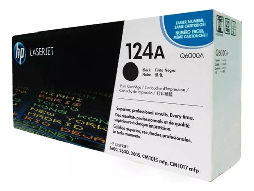 Toner De Impresión Hp Laserjet 124a Negra